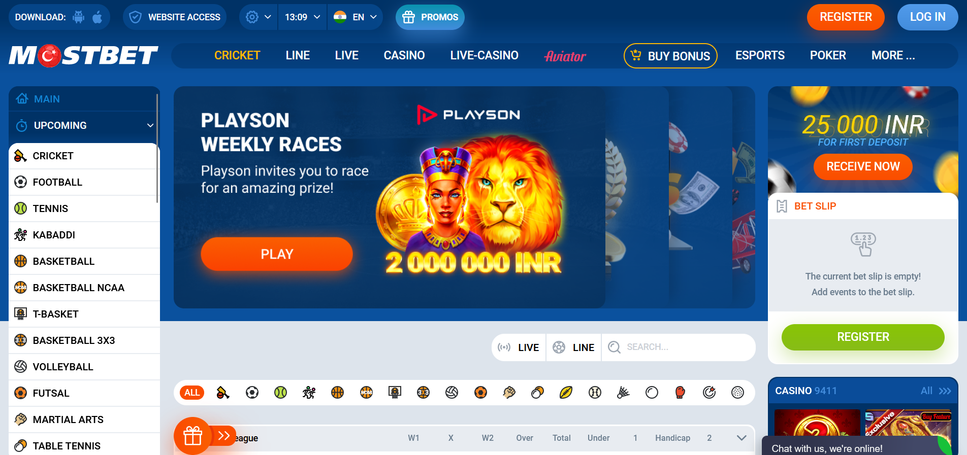 Mostbet offical site in India