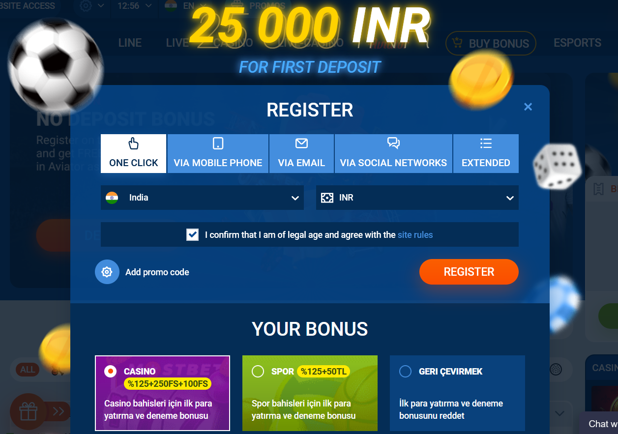 Mostbet registration in India